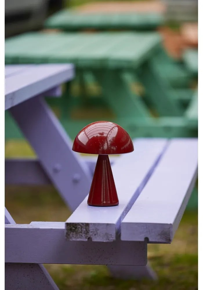 Lampada da tavolo dimmerabile a LED rossi (altezza 20 cm) Mush - Hübsch