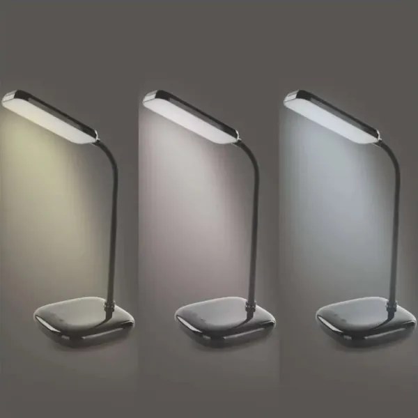 LED Dimmerabile flessibile lampada da tavolo LED/12W/230V 3000K/4000K/6500K nero