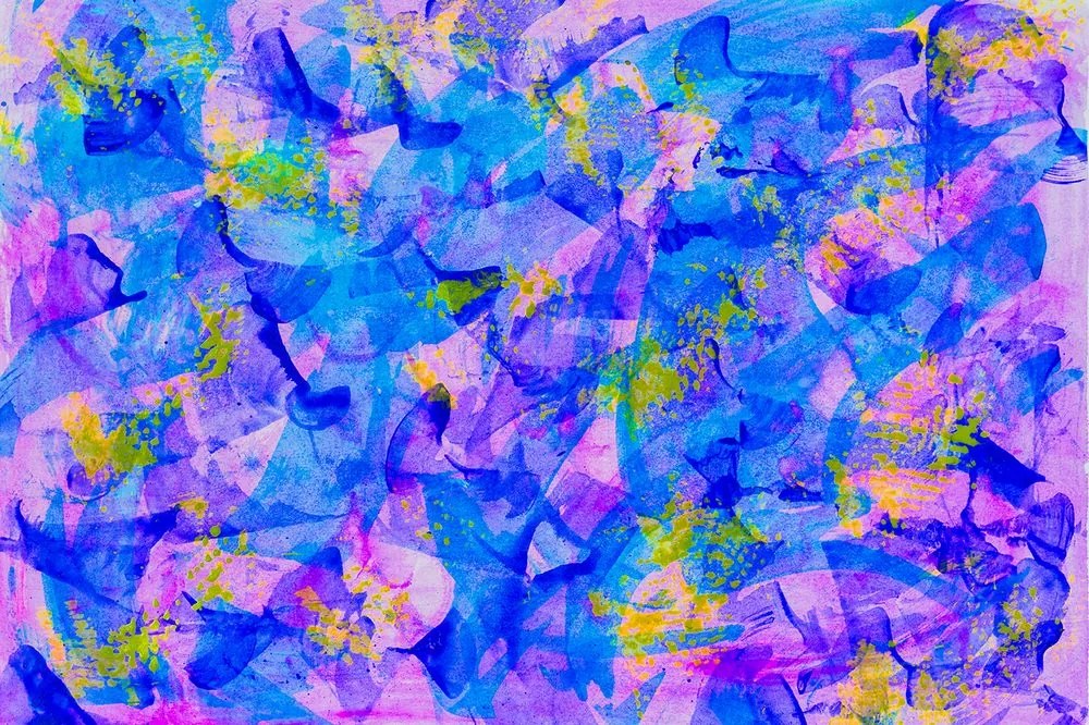 Carta da parati autoadesiva – Arte astratta pastello