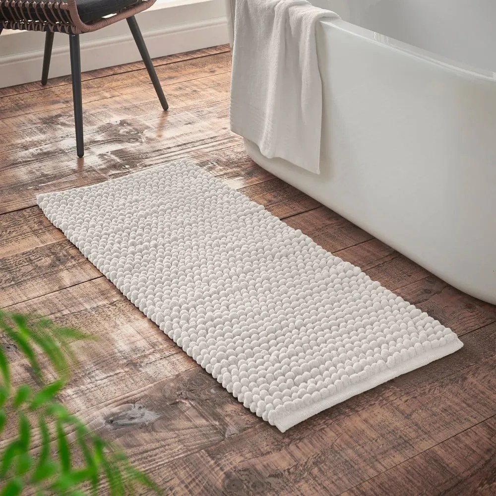 Tappetino per il bagno bianco 50x120 cm Aspen Bobble – Bianca