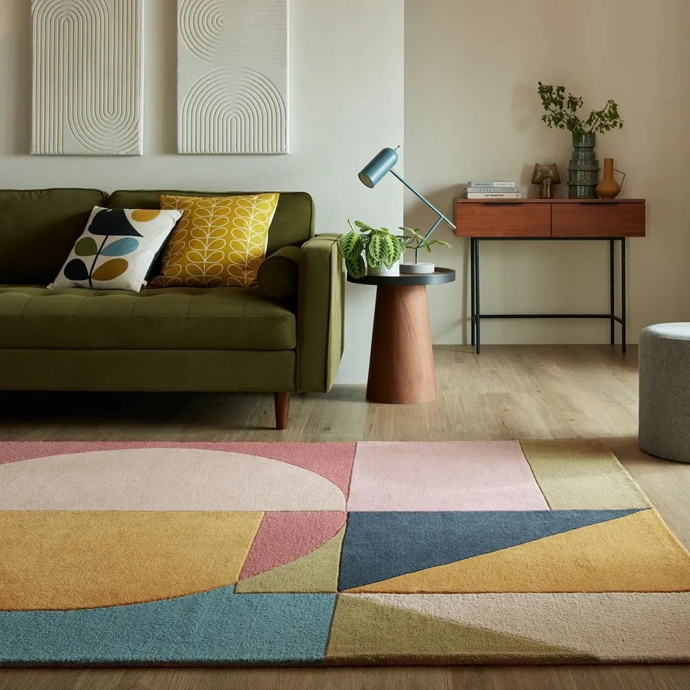 Tappeto in lana tessuto a mano 160x230 cm Esre Bright - Flair Rugs