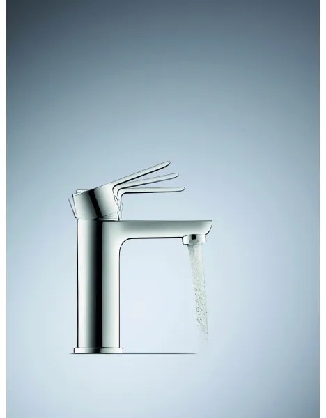 Duravit DC1023001010 - Miscelatore per lavabo + piletta di scarico D-CODE cromo lucido