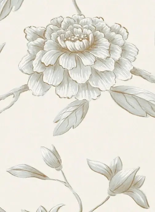 Lewis & Wood Carta da parati Jasper Peony - Eucalyptus