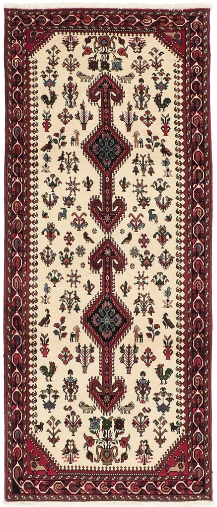Nasrabad Tappeto 210 x 90 (Iran) Annodato A Mano