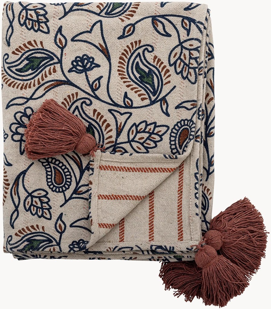 Coperta reversibile Paisley