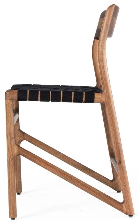 Sedia da pranzo nera/marrone Fawn – Gazzda