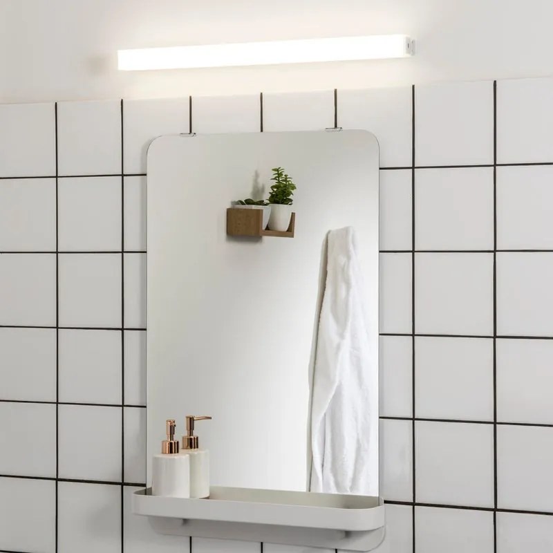 Applique LED bagno moderno Tonota bianco, INSPIRE bianco naturale