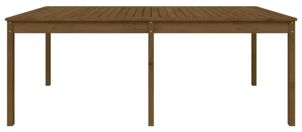 Tavolo da giardino miele 203,5x100x76cm legno massello di pino