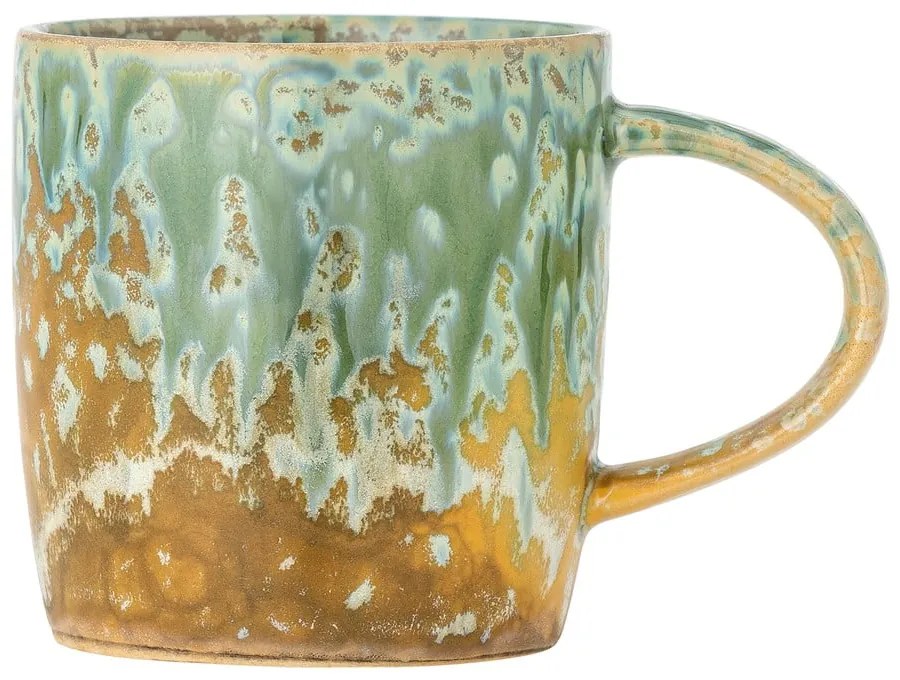 Tazzina gialla e verde chiaro in gres 400 ml Milani – Bloomingville