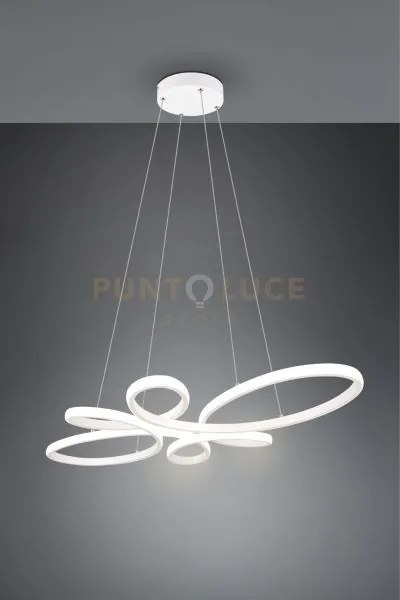 Fly sospensione led 32w 3900lm, 4000k bianca con regolazione intens...