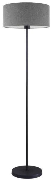 Lampada da terra LED TUNJA 1xE27/20W/230V Ø 38 cm nero/grigio