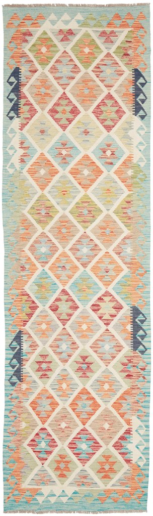 Kilim Tappeto 90x290 (Pakistan) Tessuto A Mano