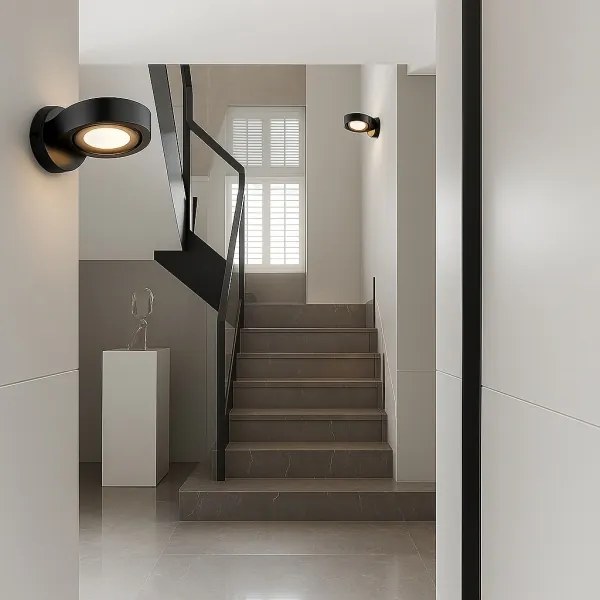 Argon 8900 - Applique da parete LOTUS 1xGX53/12W/230V nera