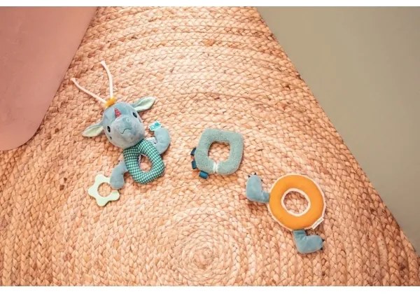 Lilliputiens - Peluche catena con un teether drago Joe