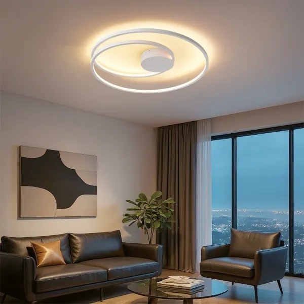Brilagi- Lampada da soffitto LED dimmerabile TWISTER LED/75W/230V Ø 70 cm bianco + telecomando