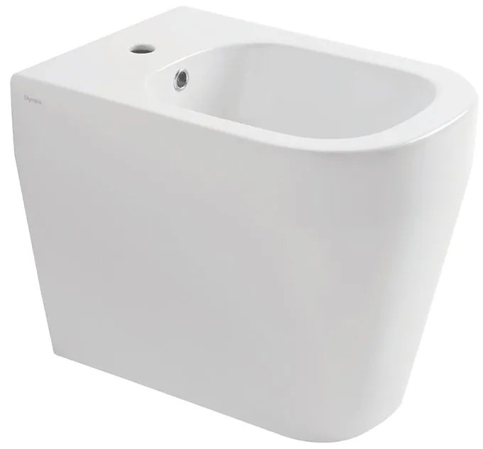 Bidet filomuro Tutto Evo + kit fissaggio OLYMPIA CERAMICA L 35 x H 42.5 x P 53 cm bianco
