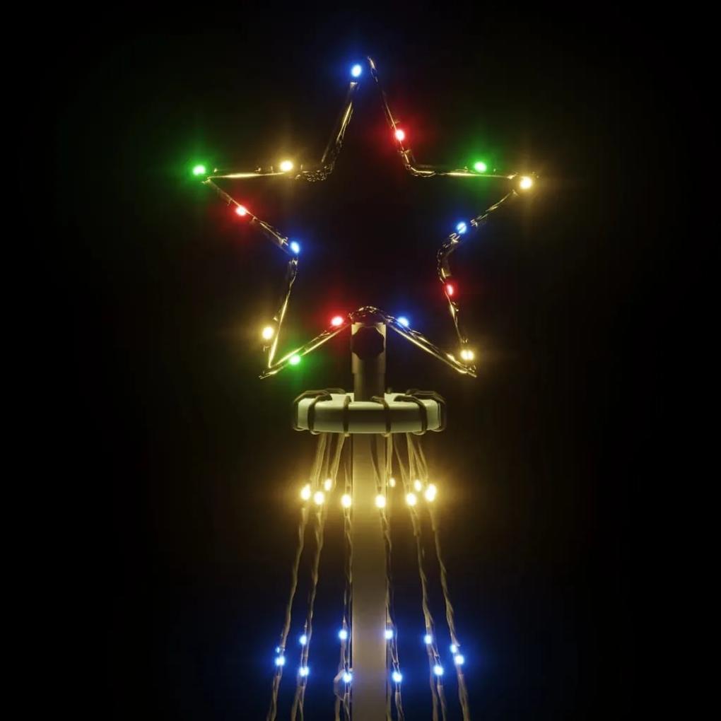 Albero di Natale a Cono Colorato 732 LED 160x500 cm