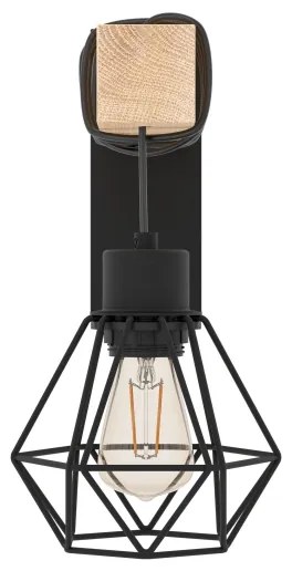 Eglo 44078 - Lampada da parete TOWNSHEND 1xE27/60W/230V