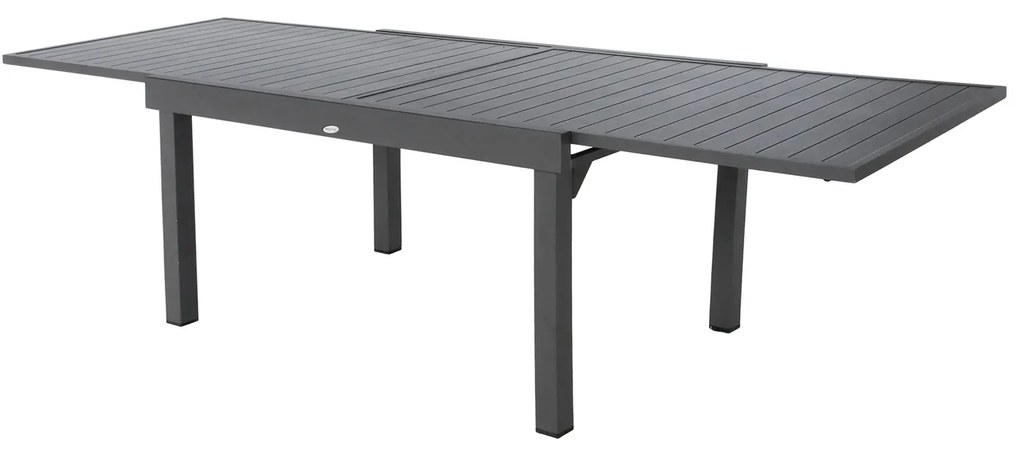 Tavolo estensibile in alluminio, da 135/270x90x75 cm