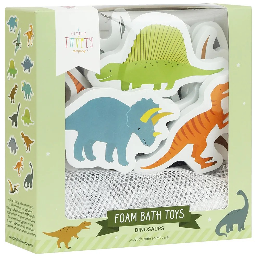 A Little Lovely Company - giocattoli da bagno in schiuma - dinosauri