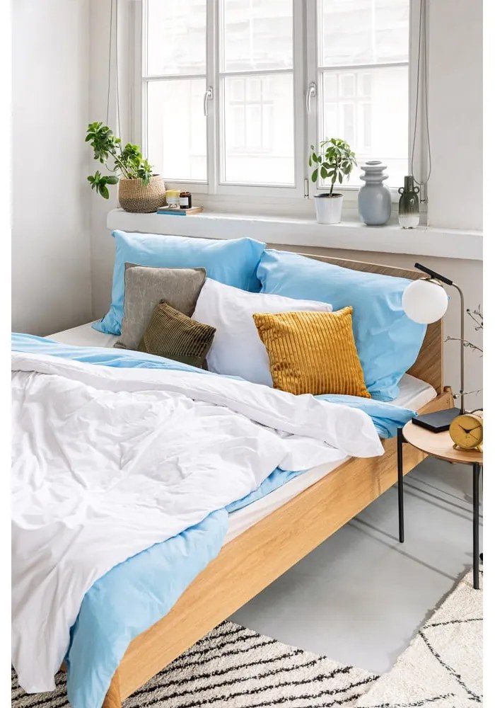 Biancheria da letto matrimoniale in cotone blu navy , 200 x 220 cm - Bonami Selection