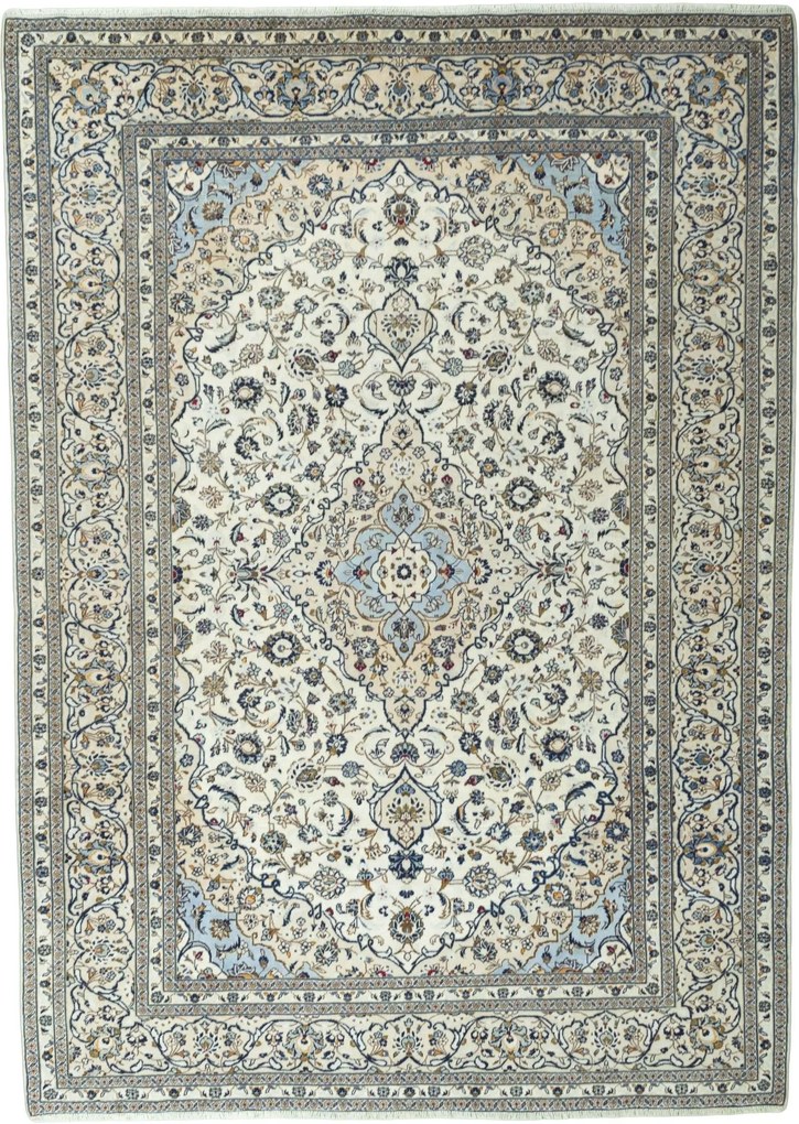 Kashan Tappeto persiano 250x350 Beige (Iran) Annodato A Mano