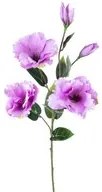 Set 12 Rami Artificiali Lisianthus con 5 Fiori 72 cm