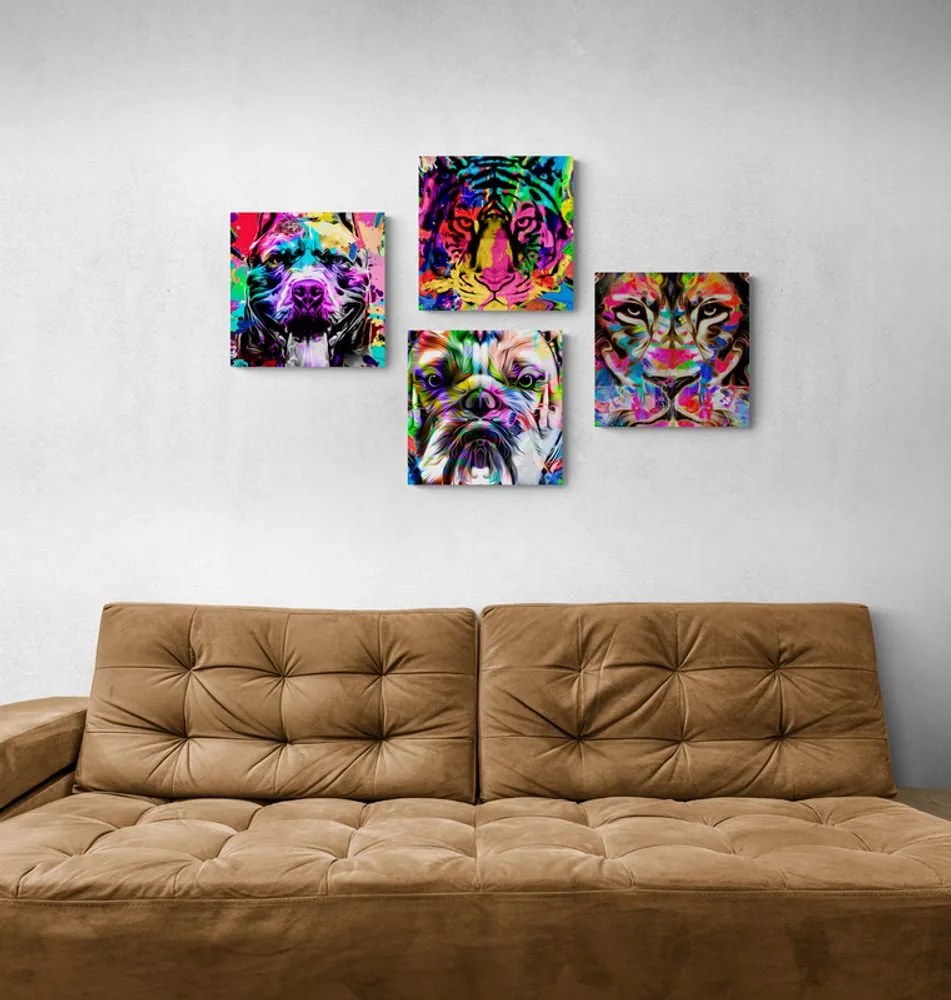 Set di quadri – In interessante stile pop art