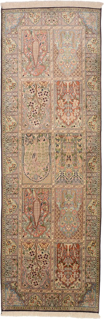 Cashmere Silk Tappeto orientale 230 x 80 (Indian) Annodato A Mano