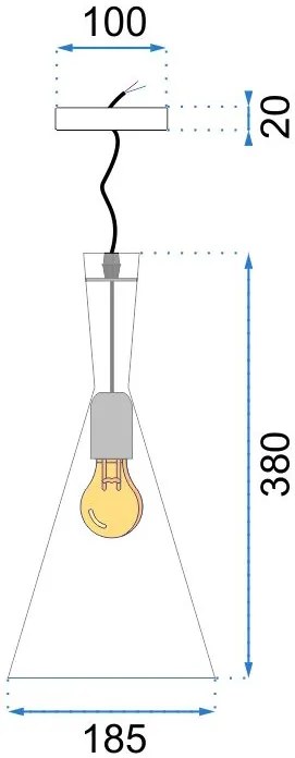 Lampada da soffitto COSTA B Nera