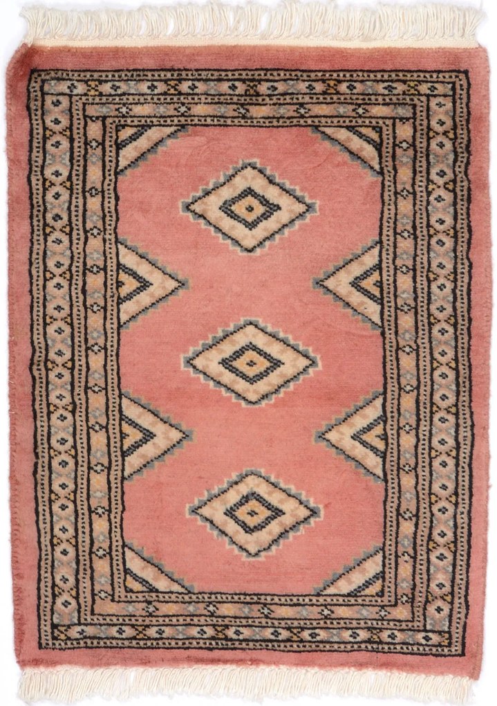 Bokhara Tappeto 70x50 Beige (Pakistan) Annodato A Mano