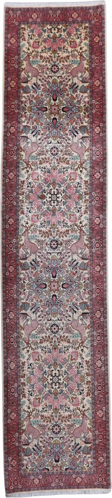 Bidjar Tappeto 400x90 (Iran) Annodato A Mano