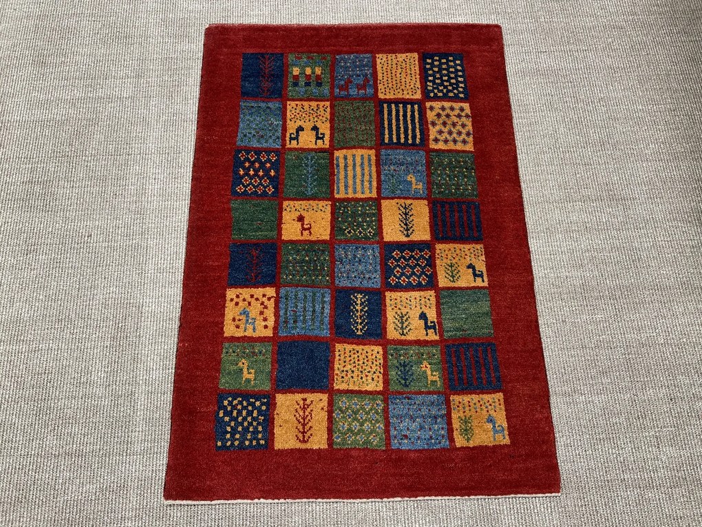 Gabbeh Tappeto persiano 80x120 (Iran) Annodato A Mano