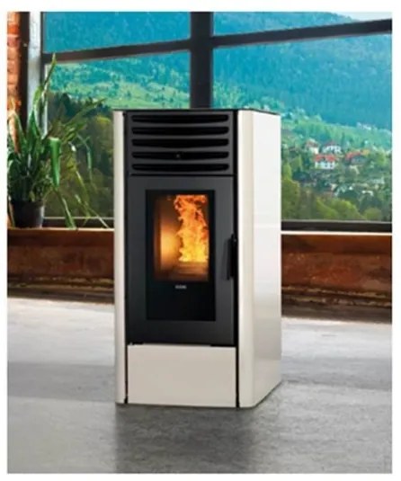 Klover Dea Eco 8 avorio Stufa ad aria a pellet 6,8 kW