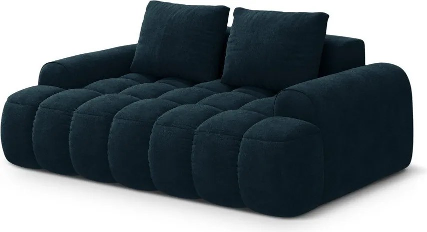 Divano color petrolio con rivestimento in velluto 175 cm Linz – Cosmopolitan Design