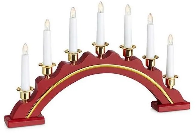 Markslöjd 704769 - Candelabro natalizio a LED CELINE LED/1,4W/230V rosso