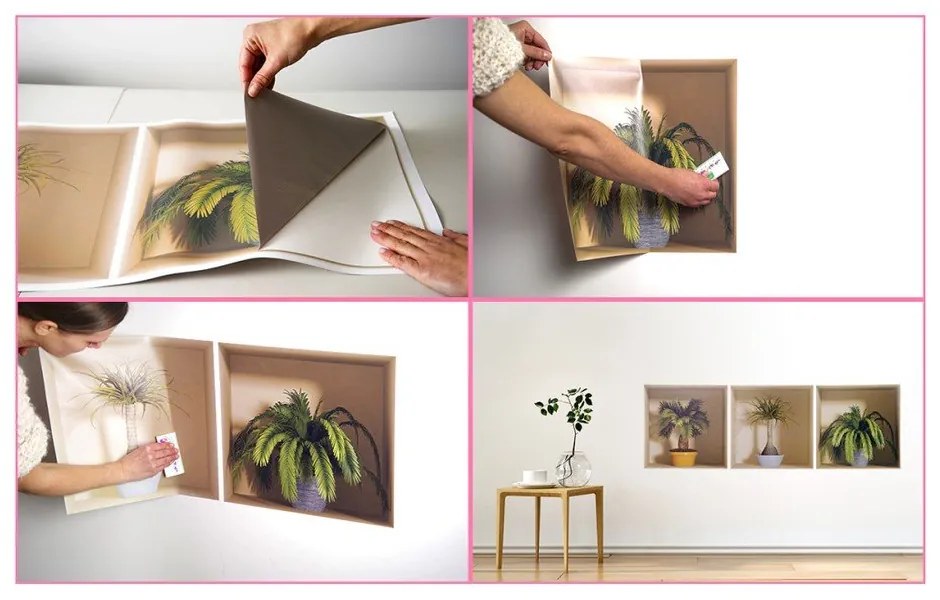 Adesivo con statua di Buddha effetto 3D - Ambiance