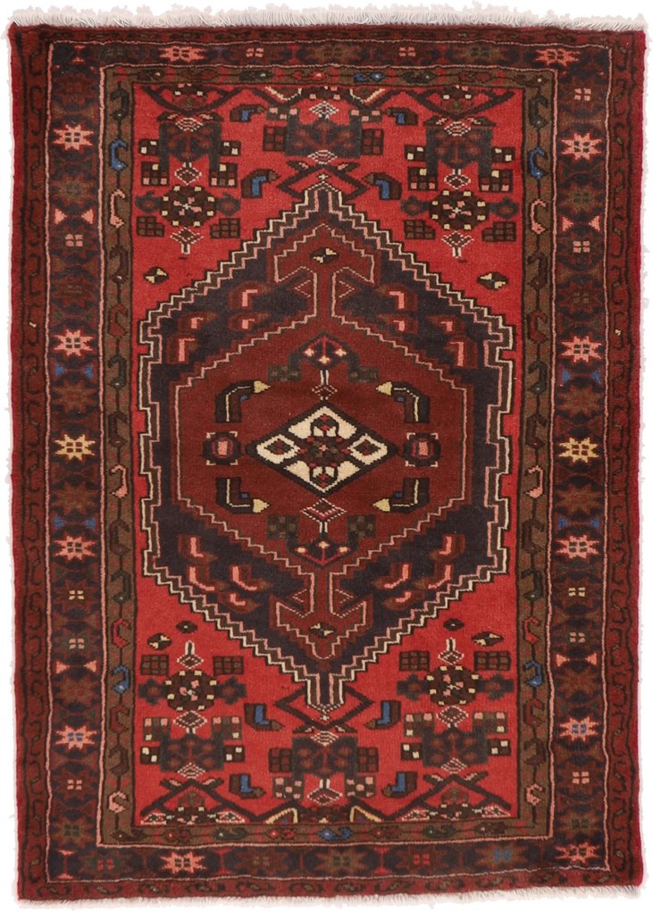 Hamedan Tappeto persiano 100x140 (Iran) Annodato A Mano