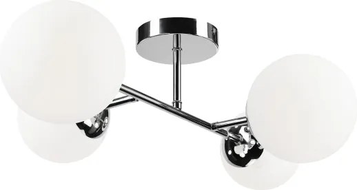 Brilagi - Plafoniera MALONY 4xE14/20W/230V cromo lucido