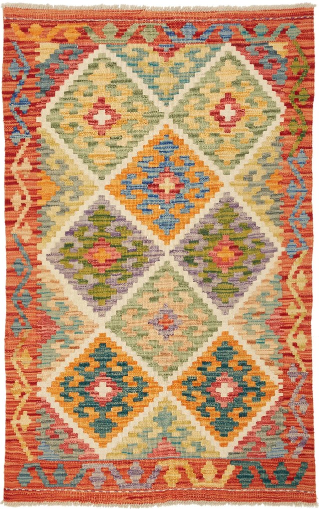 Kilim Tappeto 80 x 130 (Pakistan) Tessuto A Mano