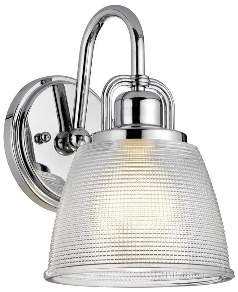 Quoizel QZ-DUBLIN1-PC - Lampada LED da bagno DUBLIN 1xG9/3W/230V IP44 cromo