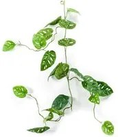 Emerald Monstera Monkey Artificiale a Ghirlanda 120 cm