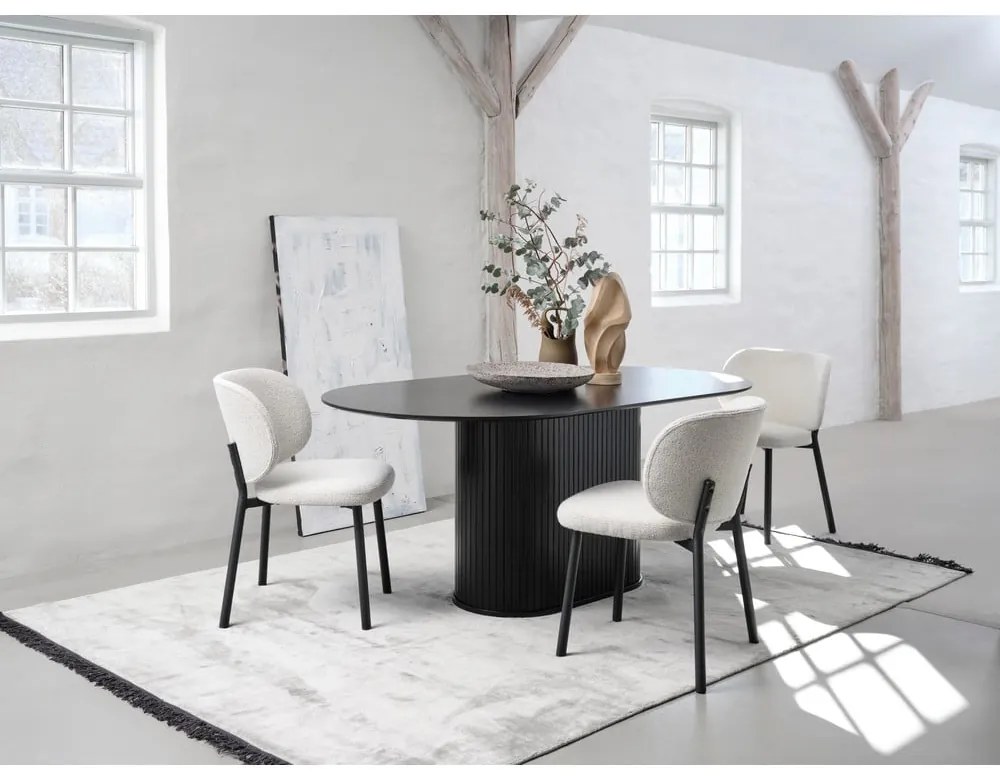 Sedie da pranzo bianche in un set di 2 Swan - Unique Furniture