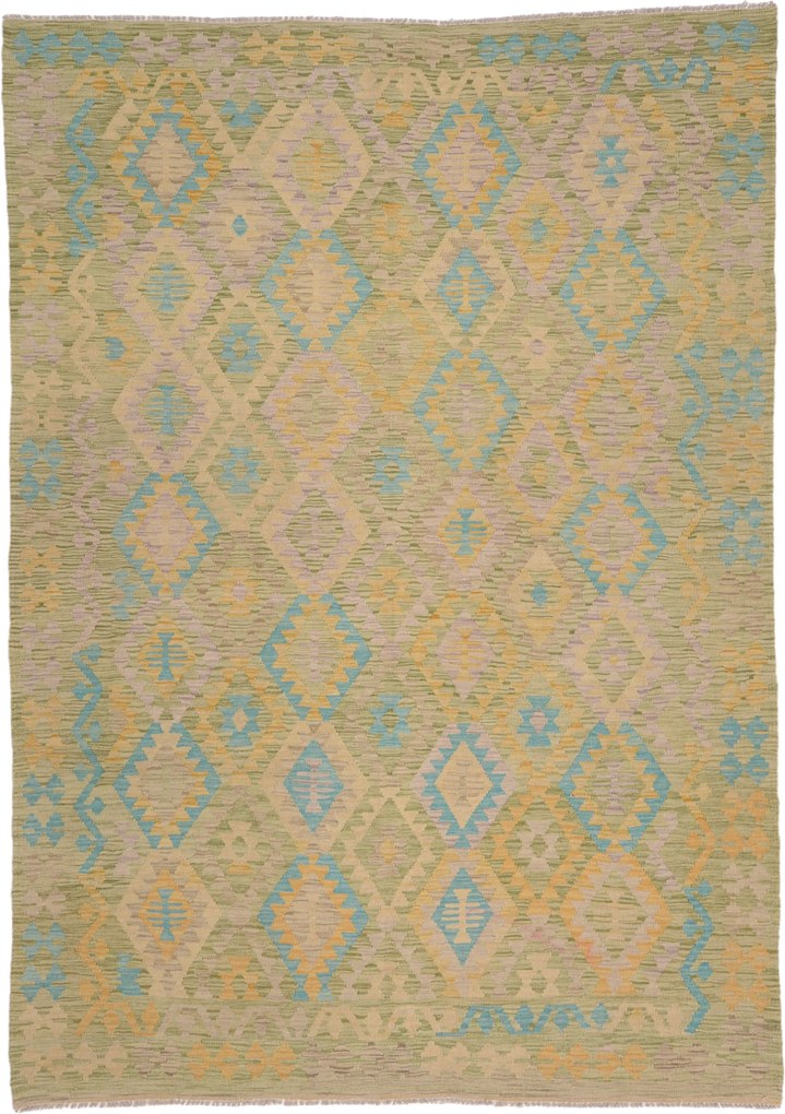 Kilim Tappeto 290 x 210 (Afghanistan) Annodato A Mano
