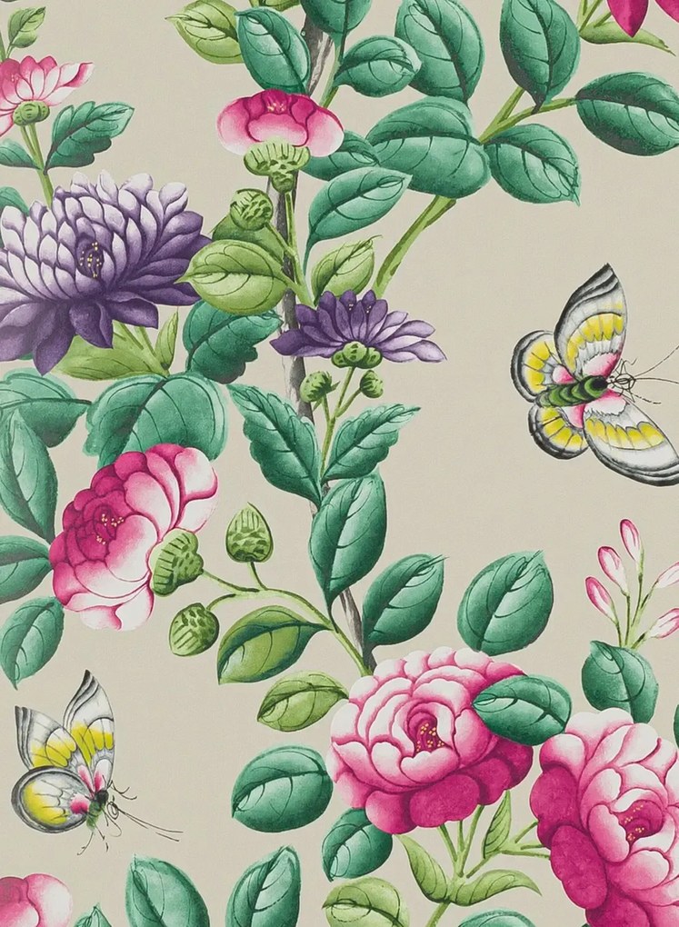 Manuel Canovas Carta da parati Nankin - Sable