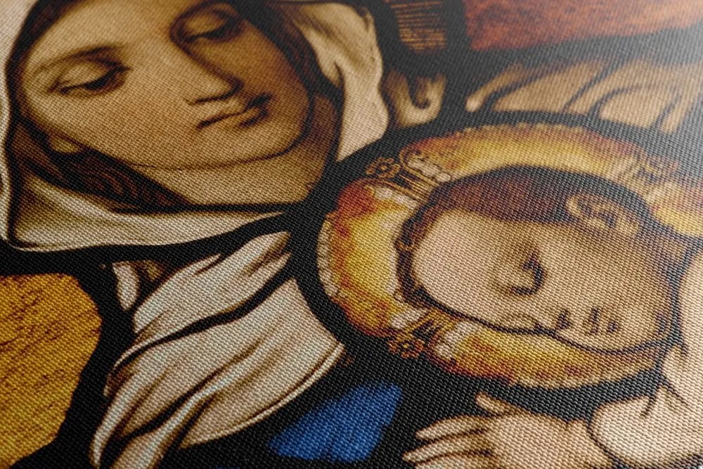 Quadro su tela – Madonna con bambino