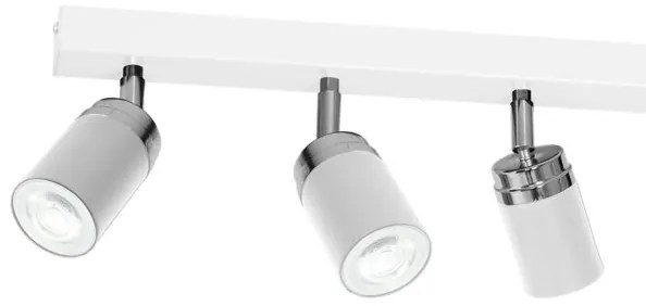 Faretto RENO 6xGU10/8W/230V bianco/cromo