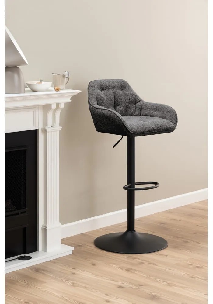 Set di 2 sgabelli da bar girevoli grigio scuro 109 cm Brooke - Actona