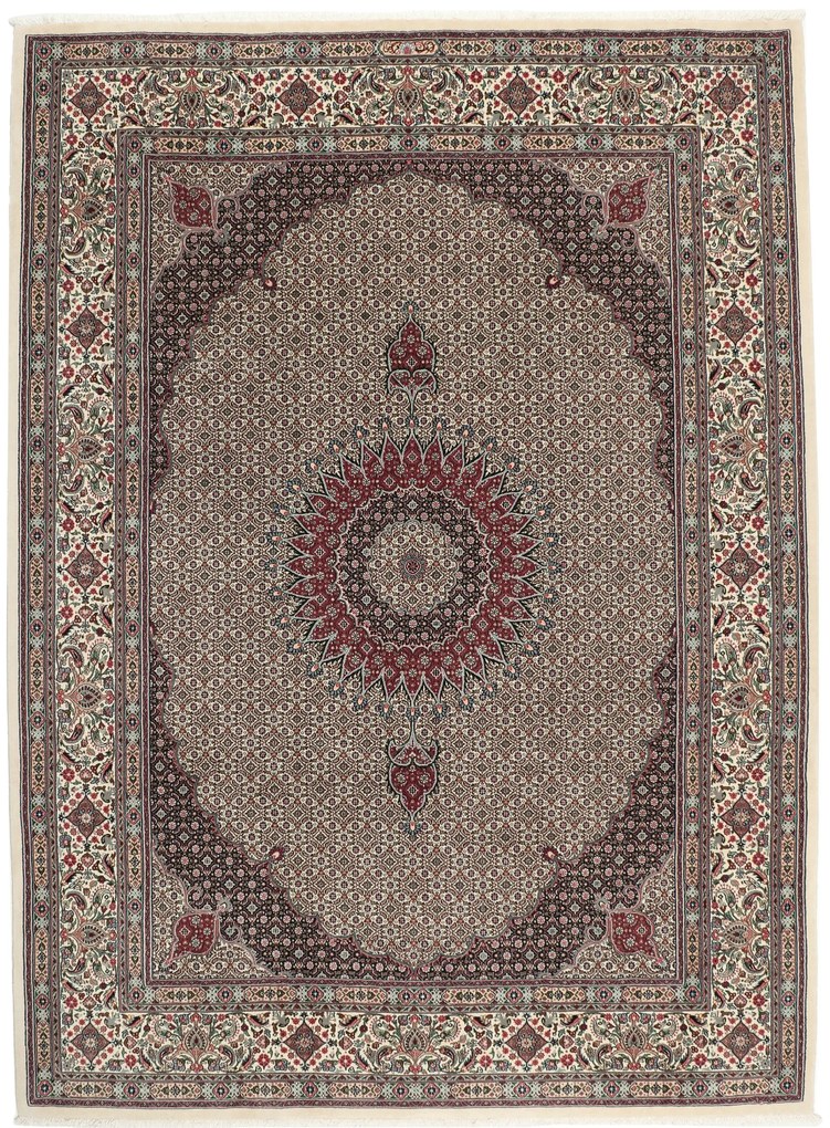 Moud Tappeto 260x350 (Iran) Annodato A Mano