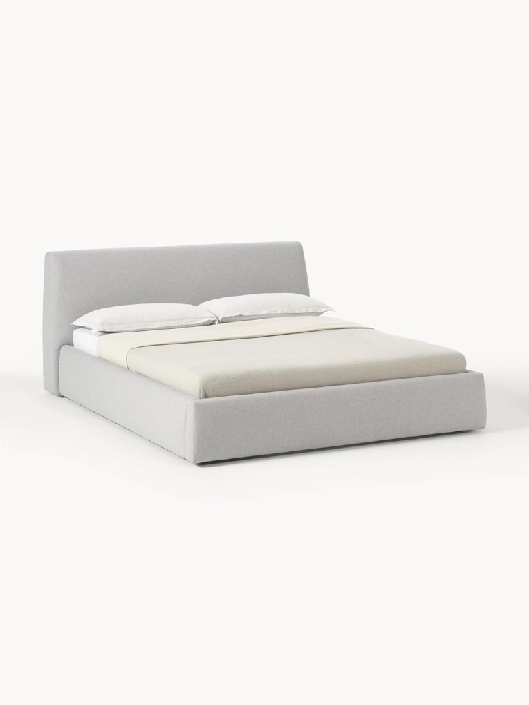 Letto imbottito con contenitore Cloud